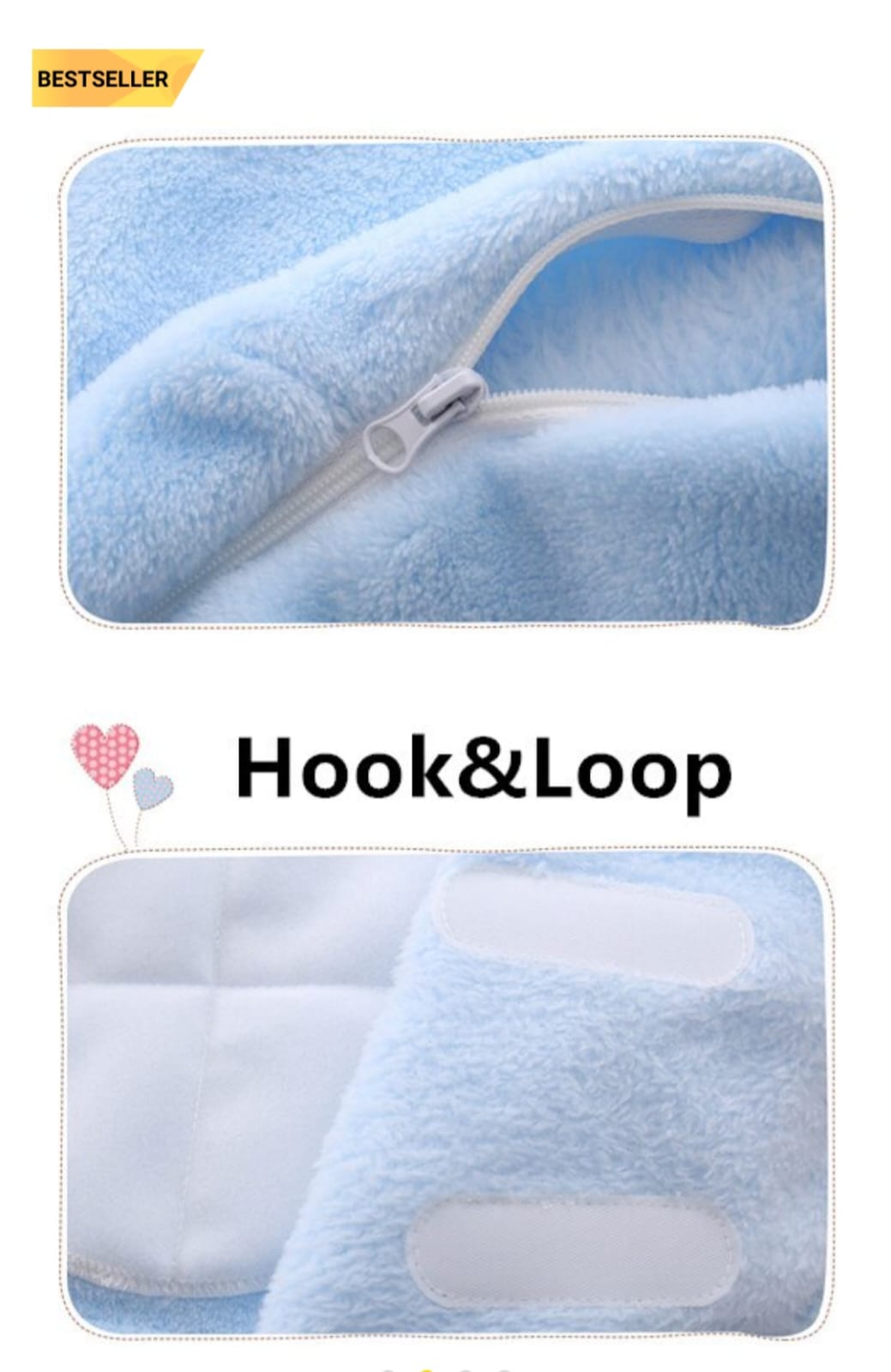 Fleece Swaddle Blue