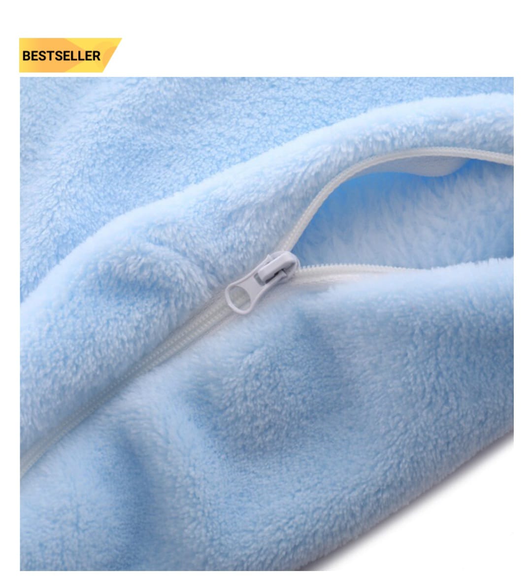 Fleece Swaddle Blue