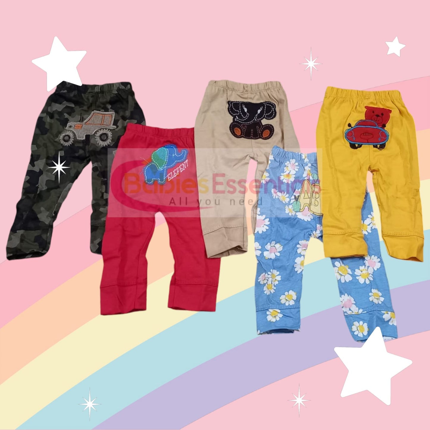 5 pajamas pack