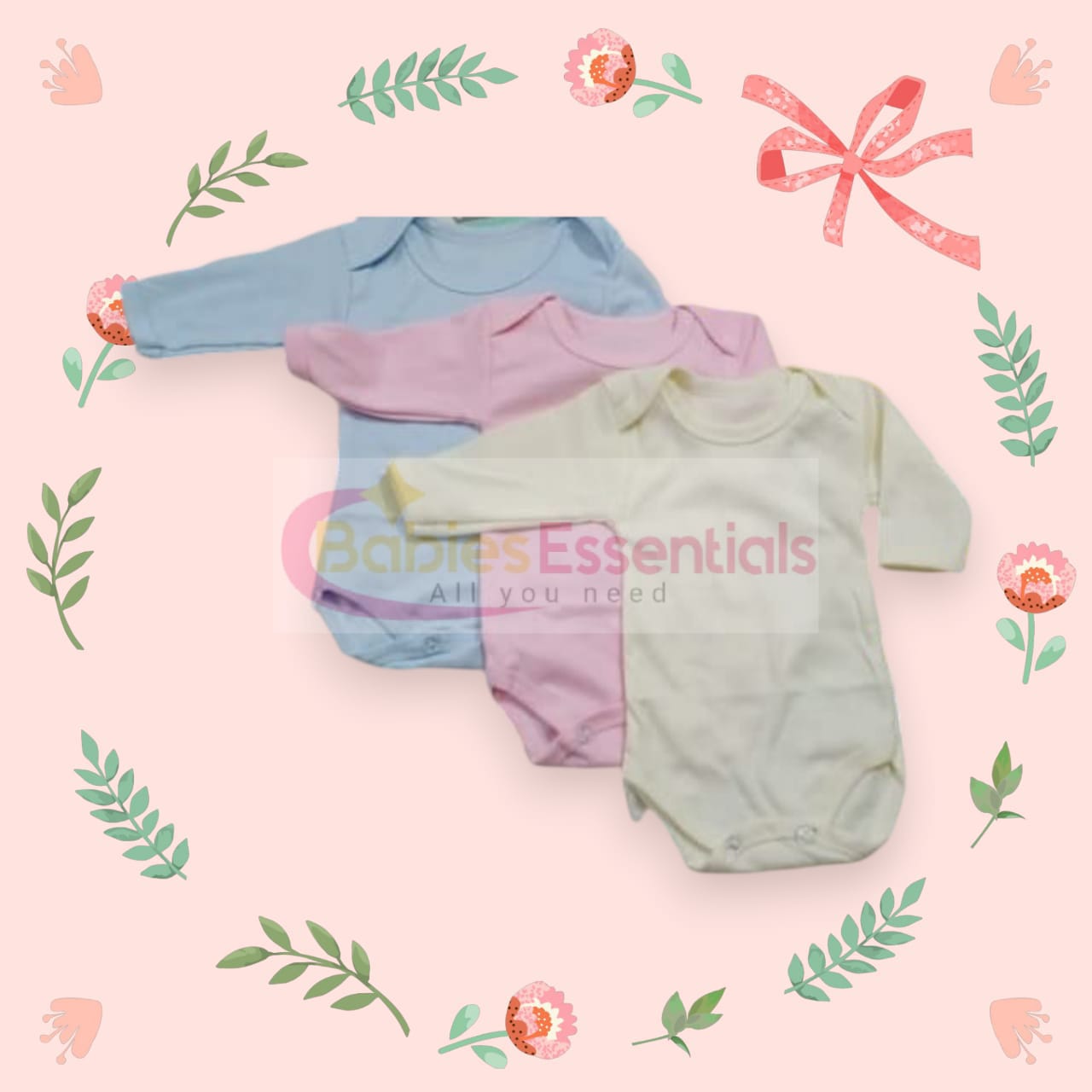 3 bodysuits pack