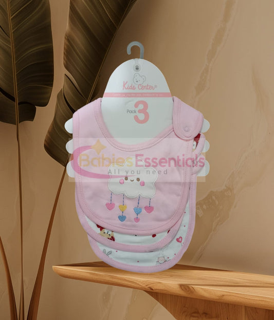 3 bibs set